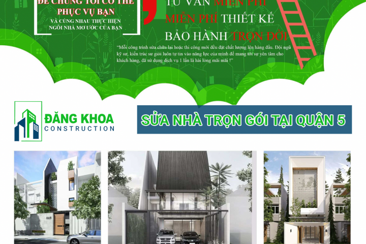 SỬA  NHÀ QUẬN 5 UY TÍN- GIÁ RẺ TẠI TPHCM