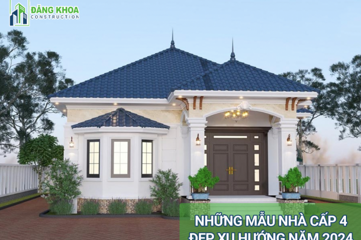 Mẫu Nhà Cấp 4 Đẹp 100m2 3 Phòng Ngủ Sang Trọng Nhất