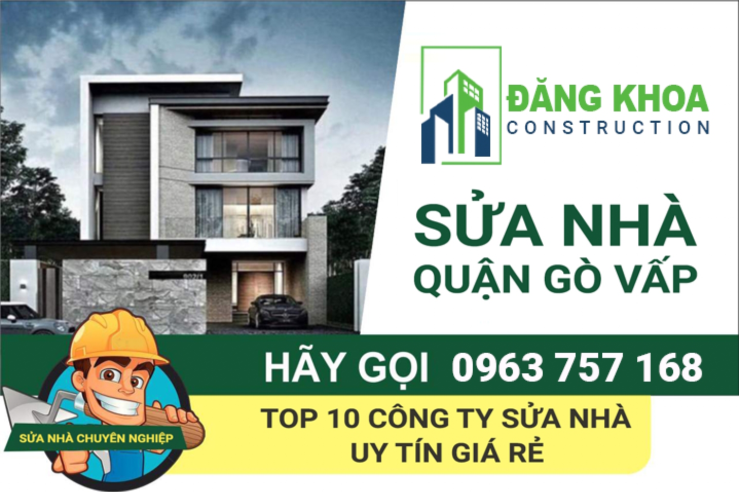 SỬA CHỮA NHÀ QUẬN GÒ VẤP