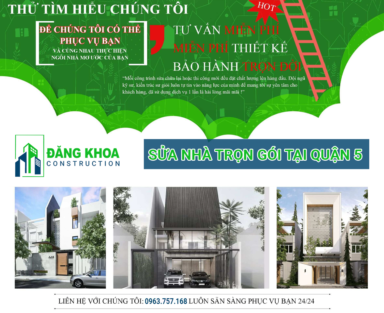 SỬA  NHÀ QUẬN 5 UY TÍN- GIÁ RẺ TẠI TPHCM