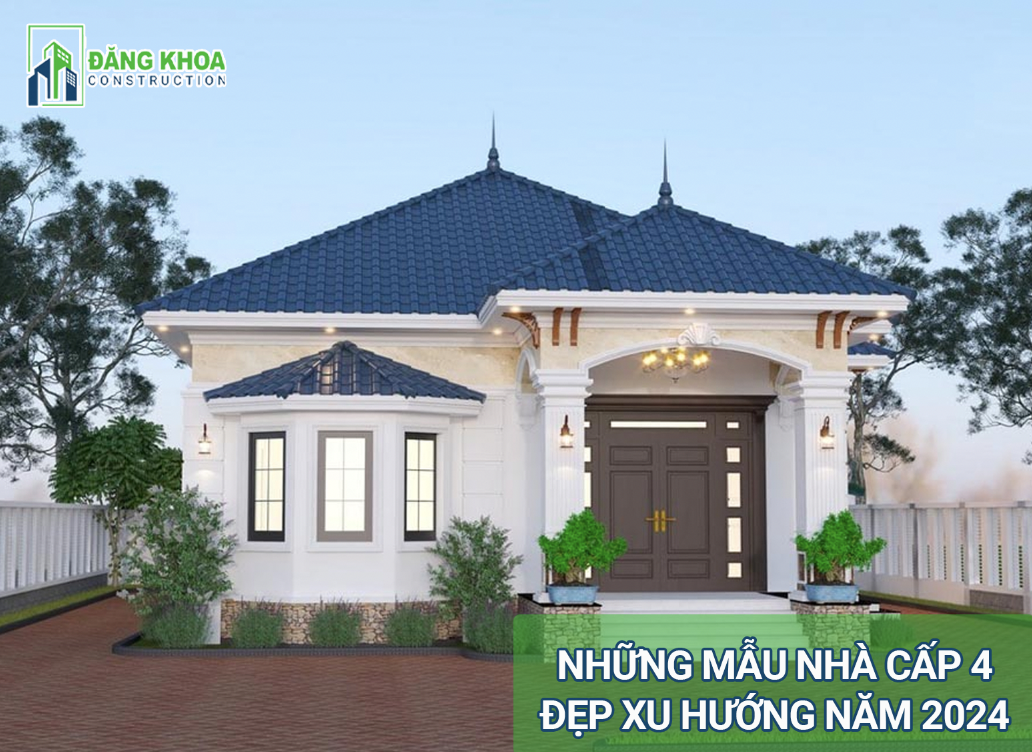 Mẫu Nhà Cấp 4 Đẹp 100m2 3 Phòng Ngủ Sang Trọng Nhất